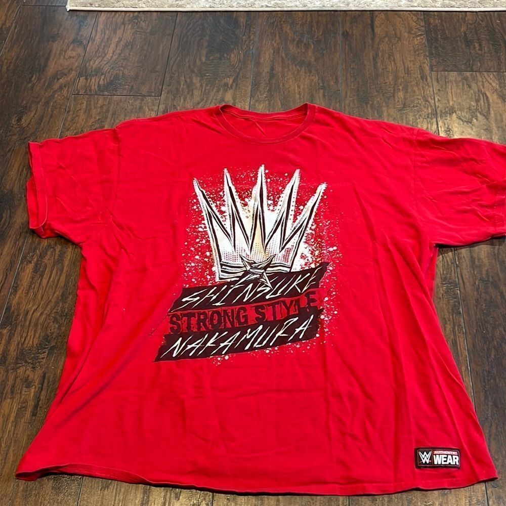 Shinsuka Nakamura Strong Style shirt WWE size 3XL in GUc